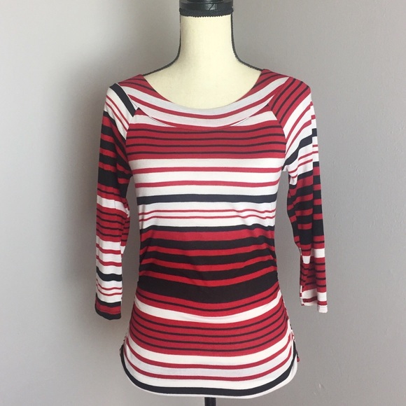 A. Byers Women’s Striped Top - Picture 1 of 5